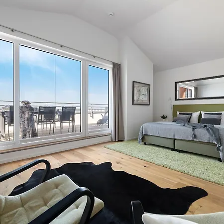 Апартаменты Ocean Sky- 3 Og, Maisonette, Balkon, Kamin *