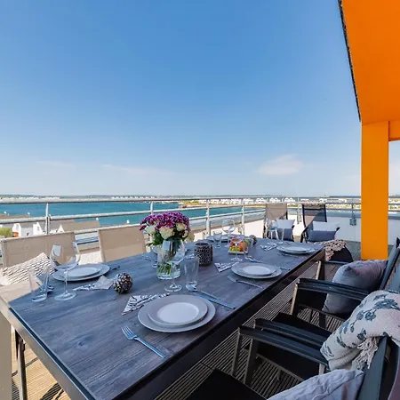 Apartment Ocean Sky- 3 Og, Maisonette, Balkon, Kamin Olpenitz