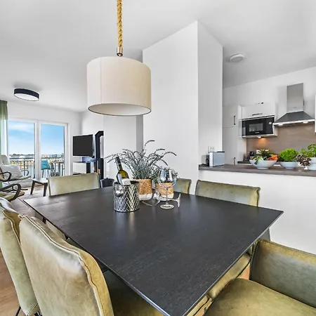 Апартаменты Ocean Sky- 3 Og, Maisonette, Balkon, Kamin Ольпениц