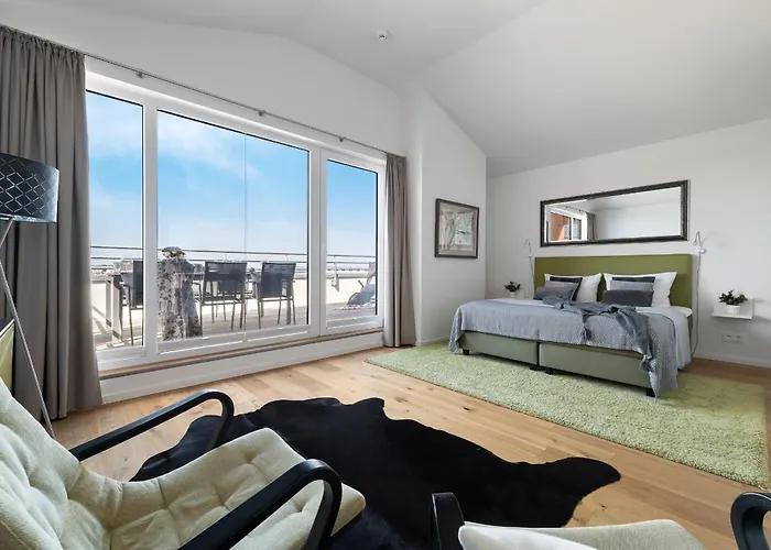 Apartamento Ocean Sky- 3 Og, Maisonette, Balkon, Kamin *