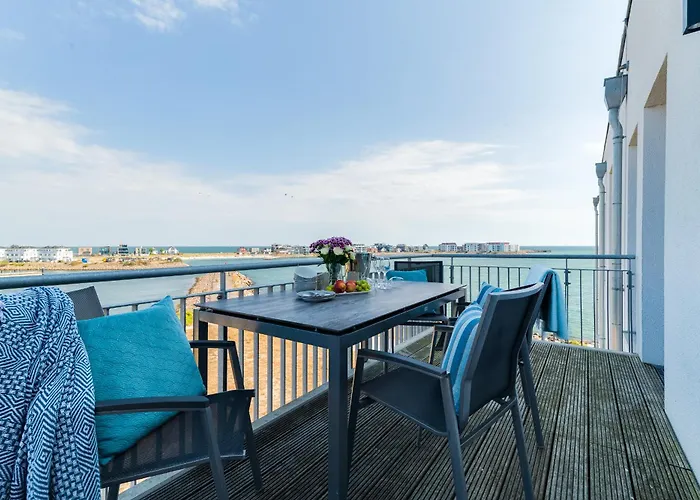 Ocean Sky- 3 Og, Maisonette, Balkon, Kamin Apartamento Olpenitz